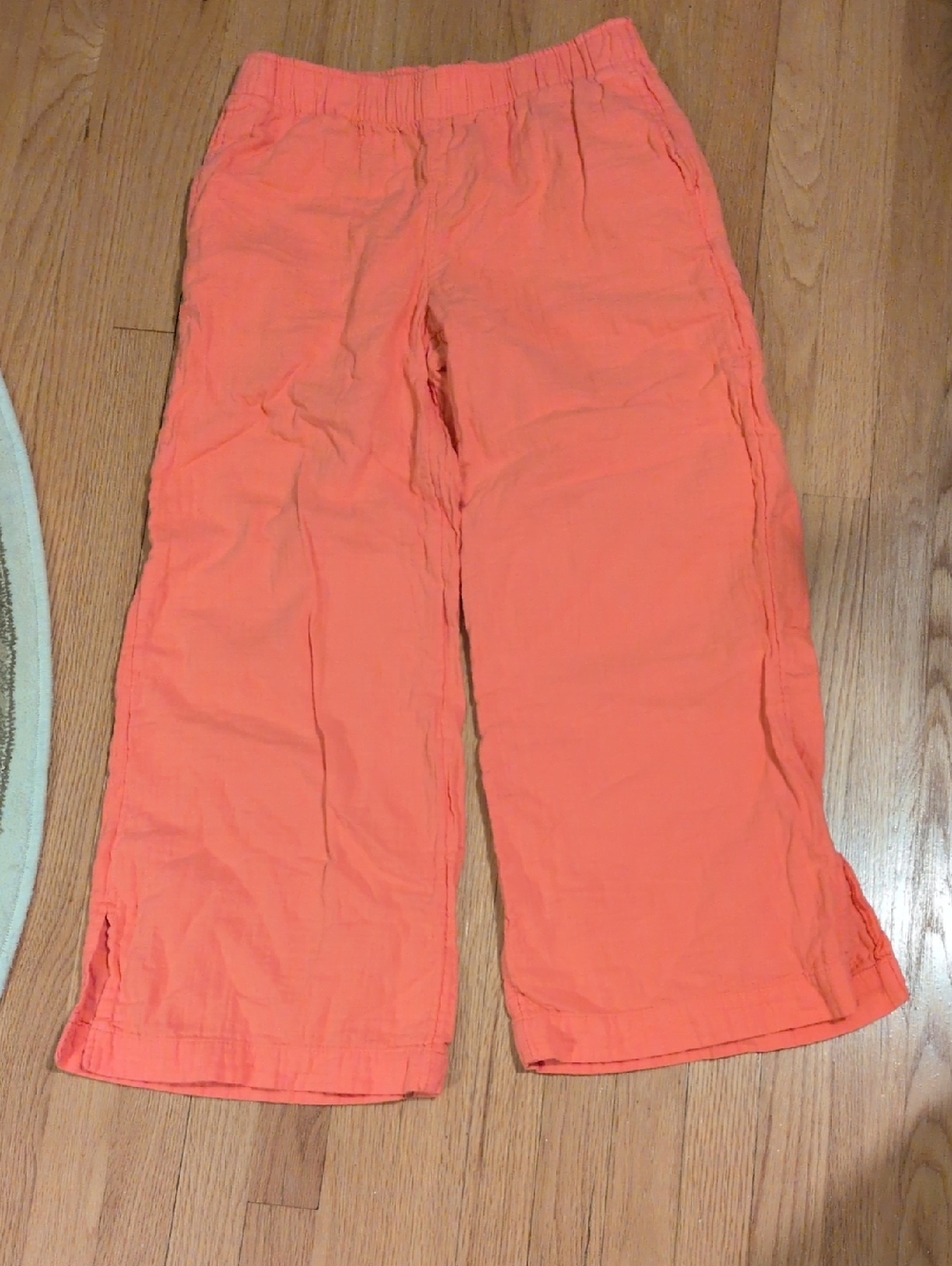 Old Navy Kids Coral-Orange Wide Leg-blend Pants